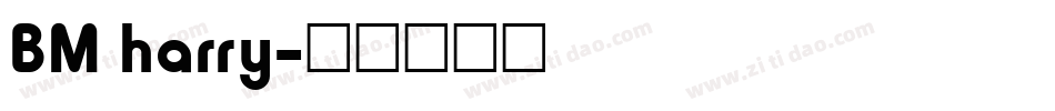 BM harry字体转换